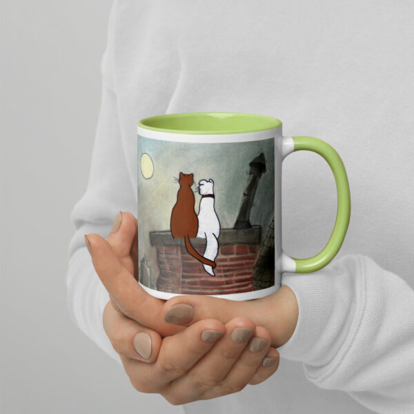 Cat and Dog Mug with Color Inside - Image 26