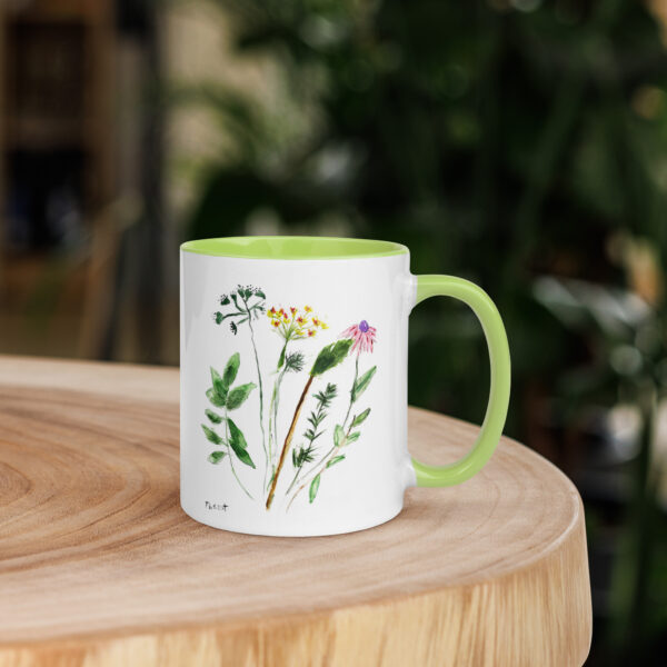 Flowers Mug with Color Inside - Image 39
