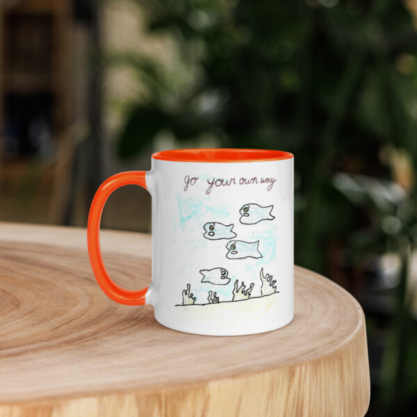 Fish Mug with Color Inside - Image 24