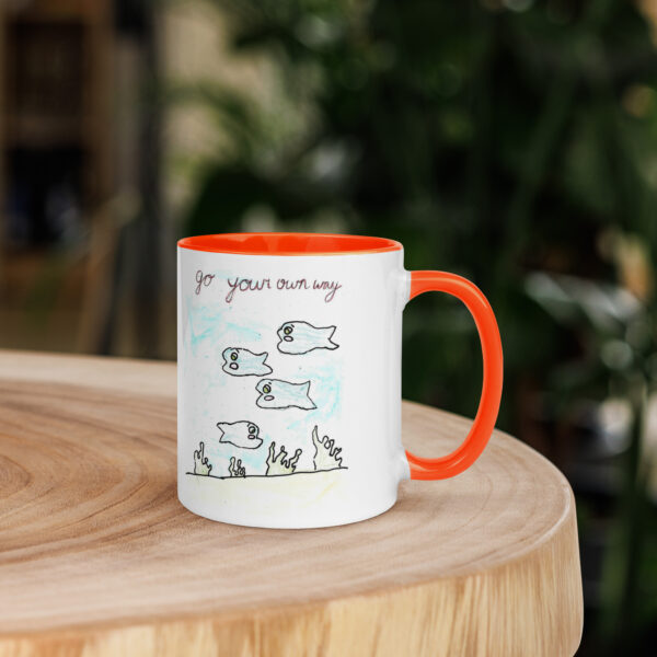 Fish Mug with Color Inside - Image 25