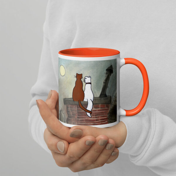 Cat and Dog Mug with Color Inside - Image 16
