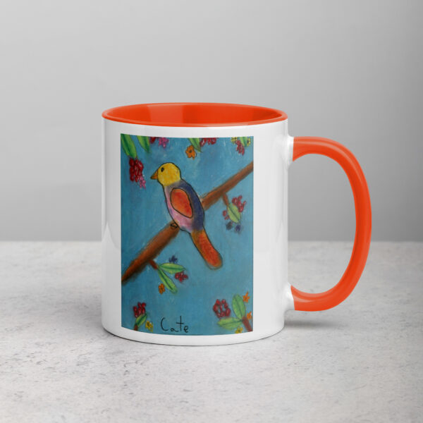 Bird Mug with Color Inside - Image 24