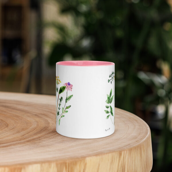 Flowers Mug with Color Inside - Image 31