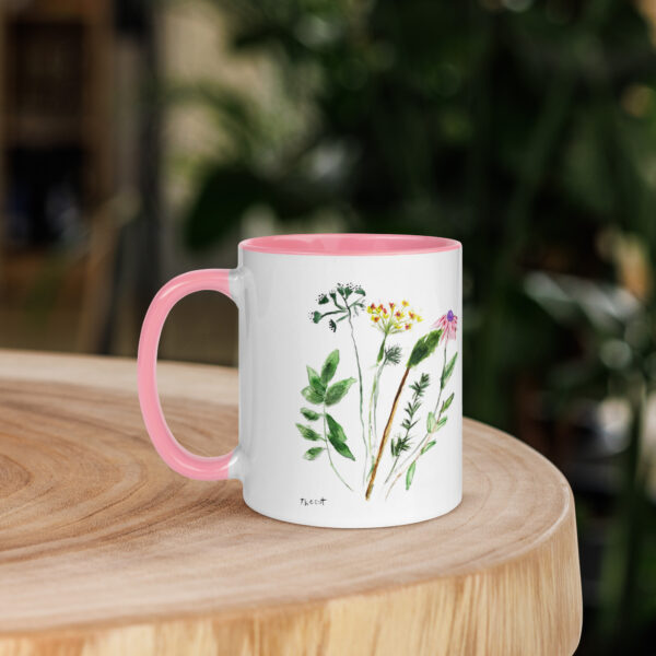 Flowers Mug with Color Inside - Image 32