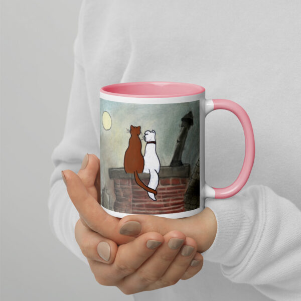 Cat and Dog Mug with Color Inside - Image 22