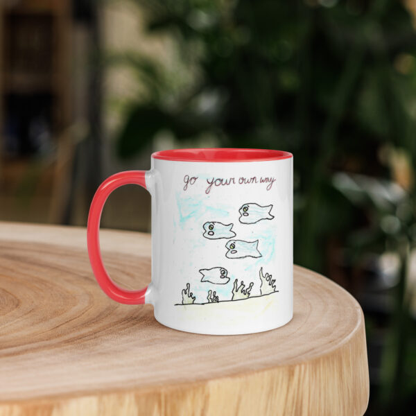 Fish Mug with Color Inside - Image 12