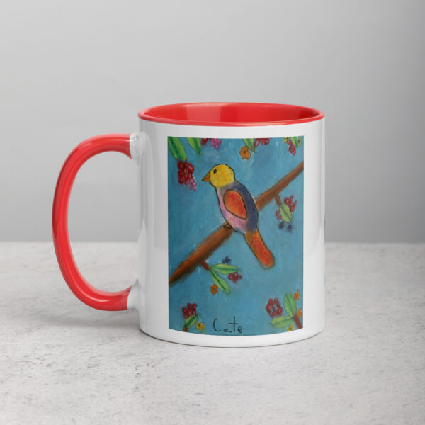 Bird Mug with Color Inside - Image 11