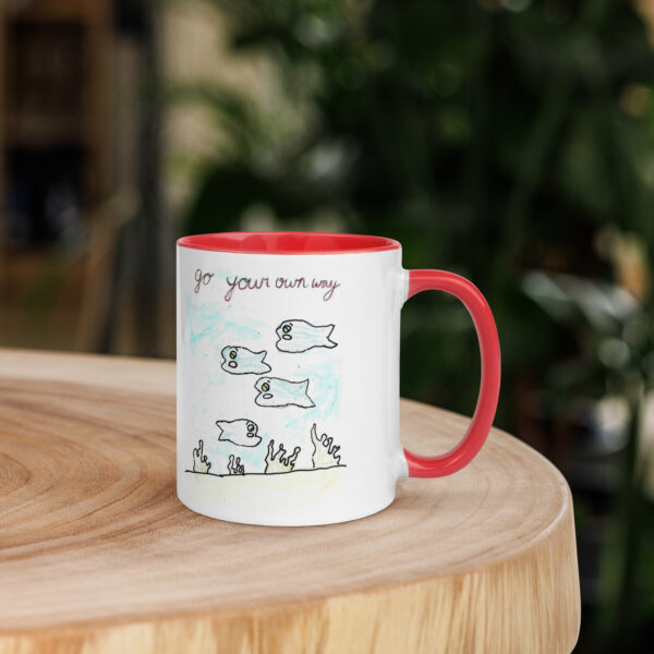 Fish Mug with Color Inside - Image 13