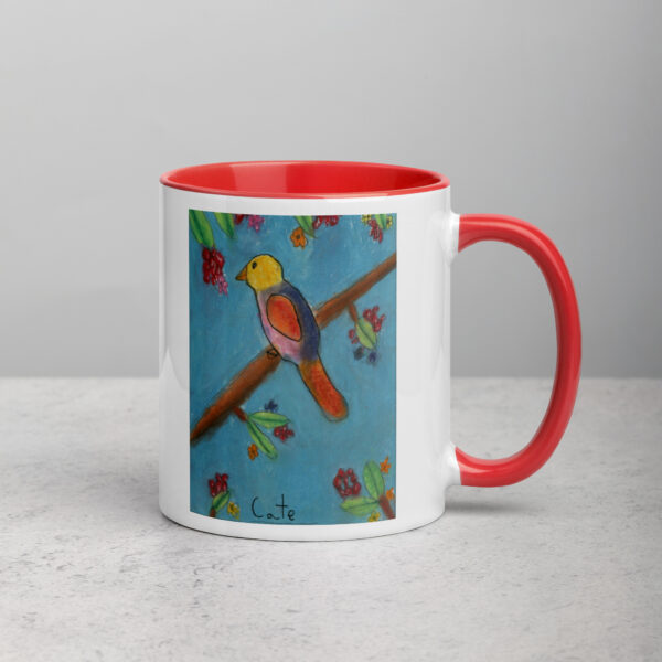 Bird Mug with Color Inside - Image 12
