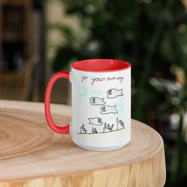Fish Mug with Color Inside - Image 15