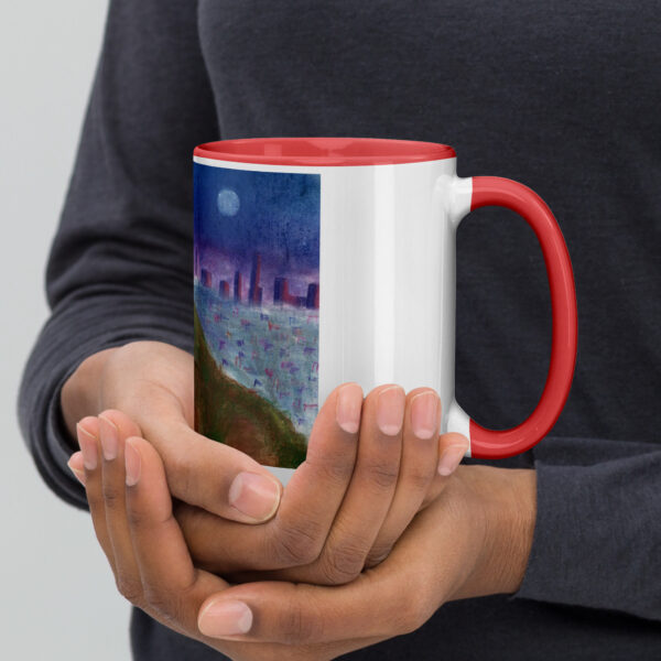 Night Sky Mug with Color Inside - Image 9