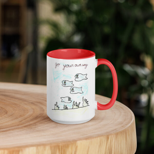 Fish Mug with Color Inside - Image 16