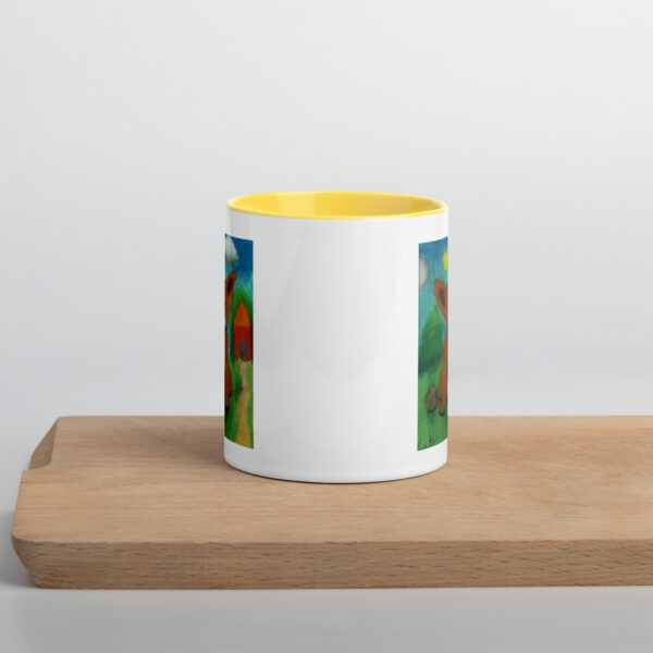 Brown Dog Mug with Color Inside - Image 40