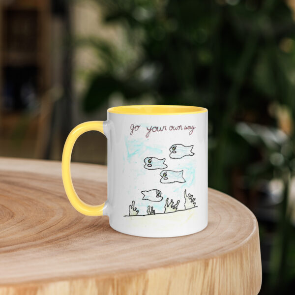 Fish Mug with Color Inside - Image 41