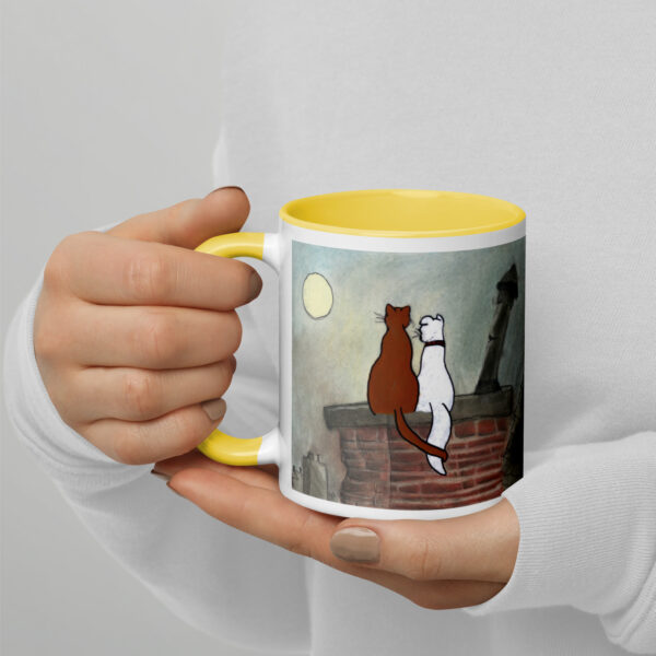 Cat and Dog Mug with Color Inside - Image 27