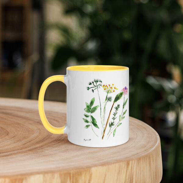 Flowers Mug with Color Inside - Image 41