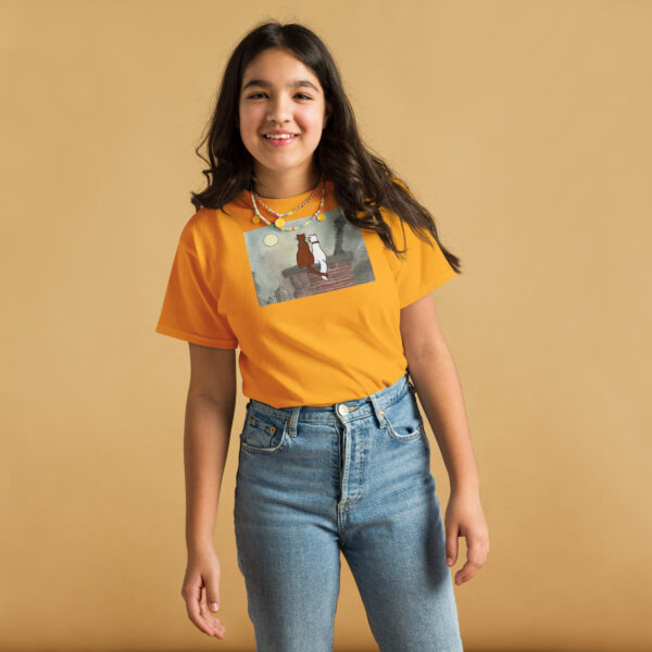 Cat and Dog over the Chimney Youth classic tee - Image 7