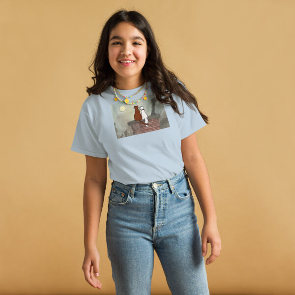 Cat and Dog over the Chimney Youth classic tee - Image 10