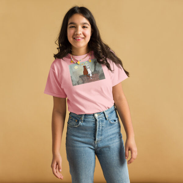 Cat and Dog over the Chimney Youth classic tee - Image 11