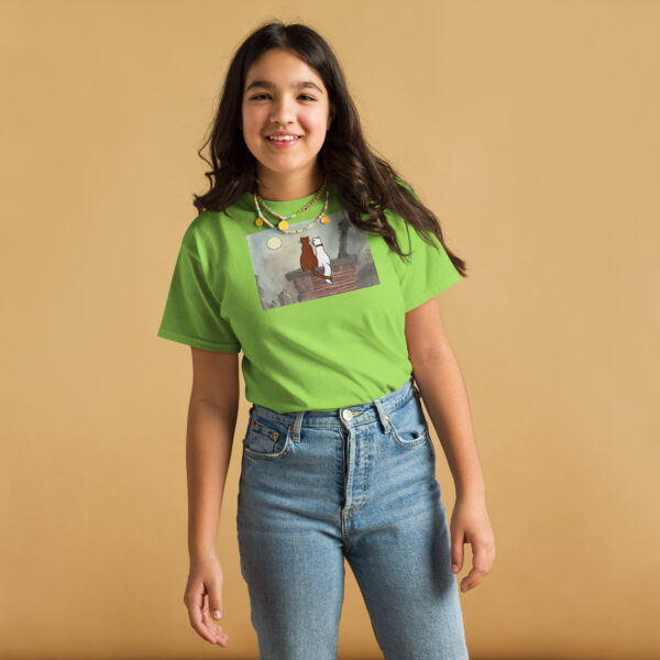 Cat and Dog over the Chimney Youth classic tee - Image 8