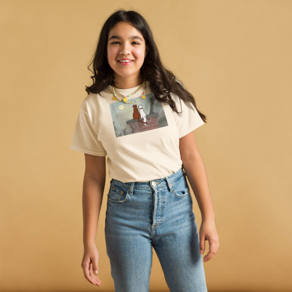 Cat and Dog over the Chimney Youth classic tee - Image 12