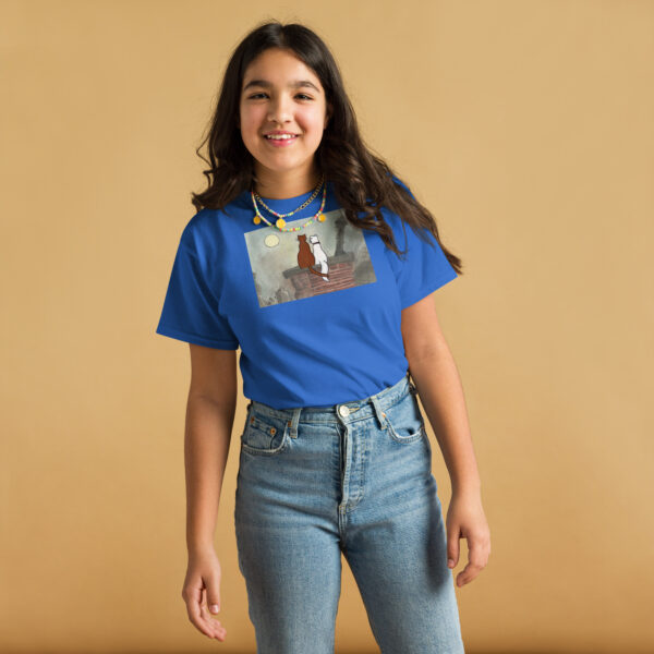 Cat and Dog over the Chimney Youth classic tee - Image 5