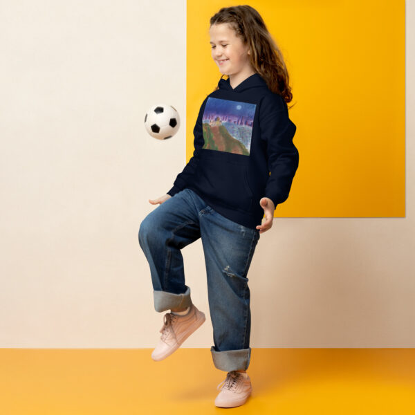 Night Sky Youth heavy blend hoodie - Image 3