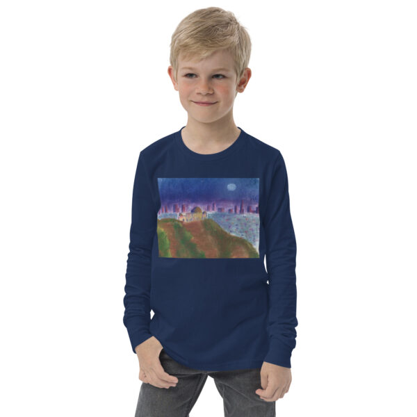 Night SkyYouth long sleeve tee - Image 4